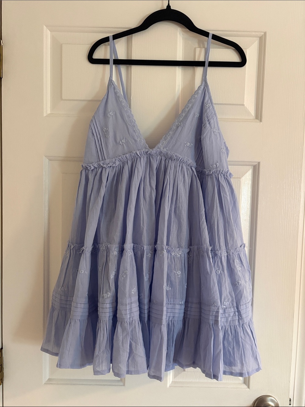 Light Lavender Babydoll Mini Dress